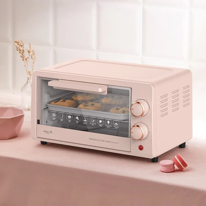 US $699.30 Deerma Electric Oven EO101S Multifunctional Oven Frying Pan Baking Machine Household Pizza Maker Fruit Barbecue Toaster Oven