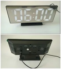 Поставка Товары Прямые продажи творческий Температура и влажности Часы-Метеостанция электронные часы-будильник голосовое Подсветка Cu
