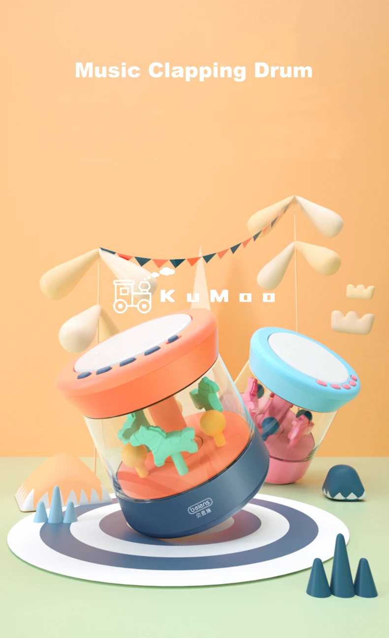 Beiens музыкальный барабанный музыкальный инструмент для детей или детей, чтобы тренировать восприятие музыки ребенка