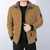 2022 Winter Jacket Men Cotton Padded Warm Loose Parka Coat Casual Corduroy Short Male Jacket Men's brand Clothing ► Photo 1/6