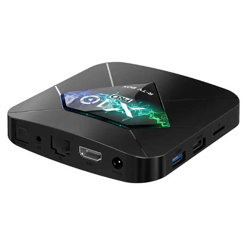 X10 Pro ТВ-приставка Android 8,1 Amlogic S905X2 4 Гб+ 32 ГБ/64 Гб WiFi Bluetooth BT4.0 ТВ-приставка умный дом приставка US/EU/UK/AU Plug