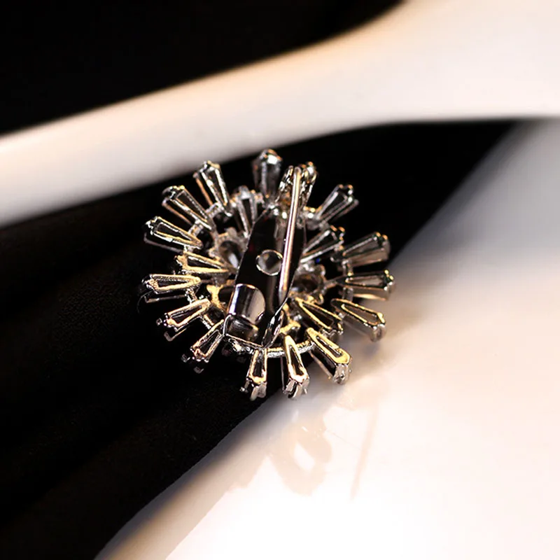 Женская Брошь Тюльпан Young элегантная брошь в форме снежинки из циркона Ювелирное