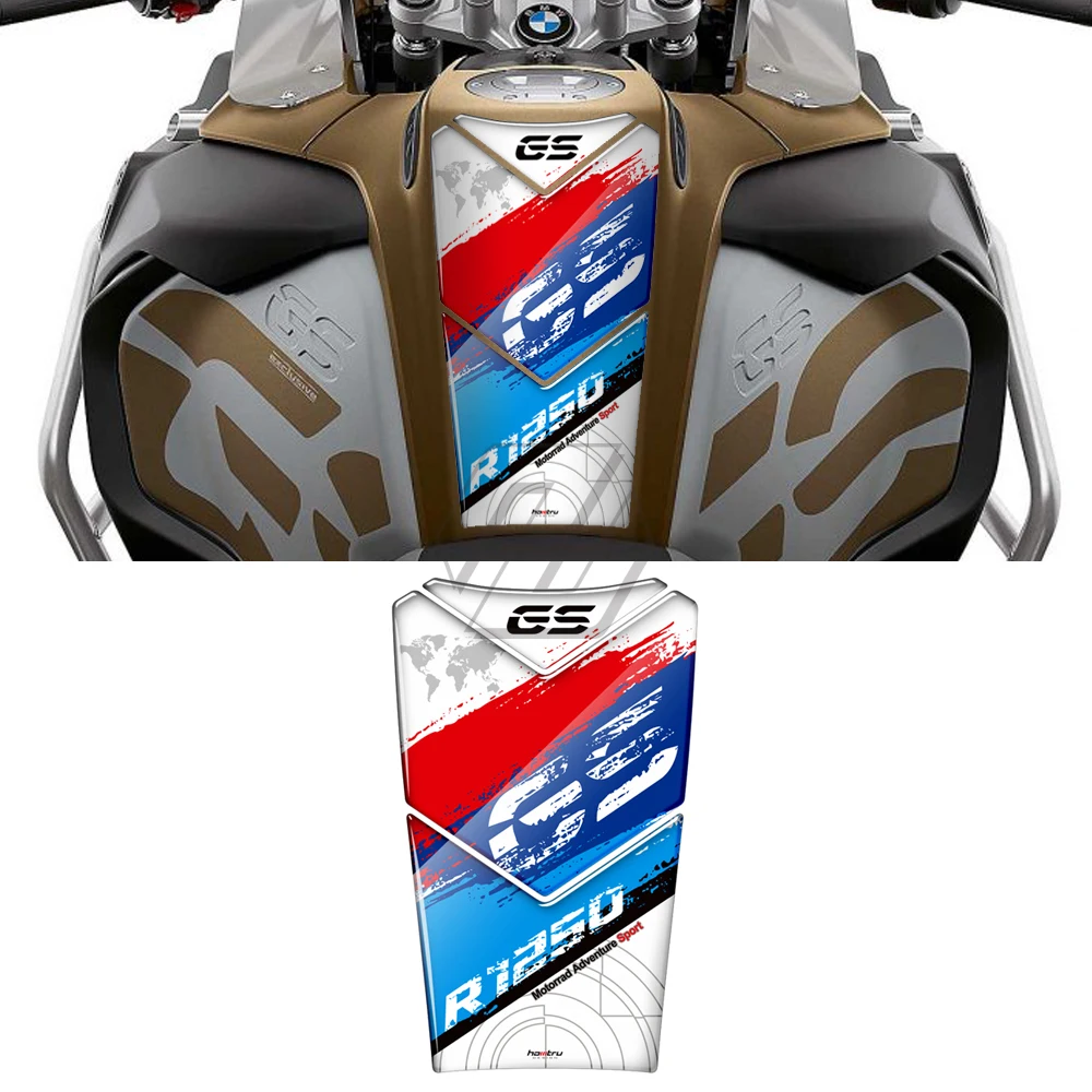 Motorcycle Gas Tank Pad Protector Case for BMW R1250GS Adventure 2019-2020 3D Resin