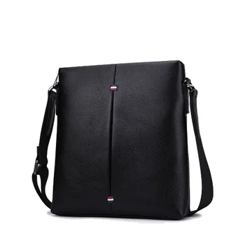 

New Style Men'S Single-Shoulder Bag Customizable Leather Messenger Wear Full-Grain Briefcase Manufacturers Dire