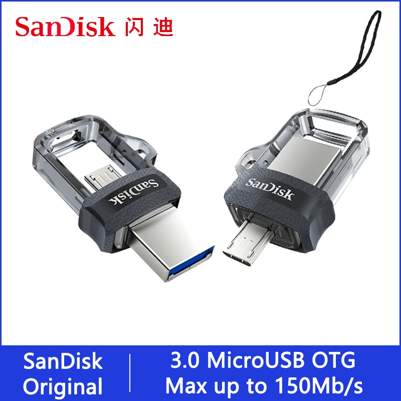 Sandisk 128gb 64gb 32gb 256gb Otg Flash Drive 32 64 128 Gb Pen Drive 3.0 Stick Disk On Key Memory For Phone - Usb Flash Drives - AliExpress