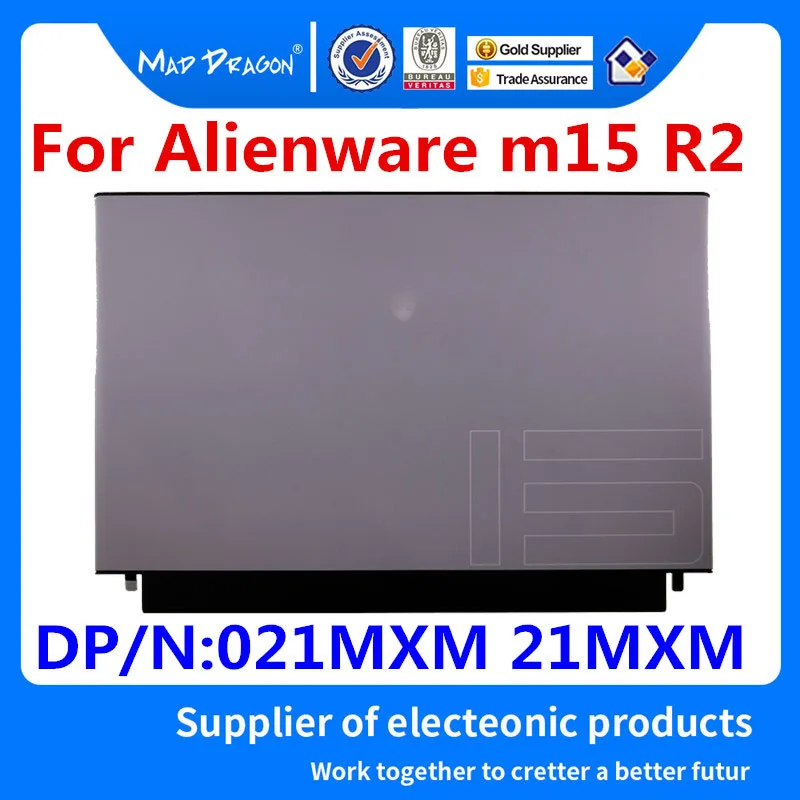 MAD DRAGON Brand laptop NEW white LCD Top Cover LCD Back Cover Assembly For Dell Alienware M15 R2 EDQ51 021MXM 21MXM AM2KH000E11