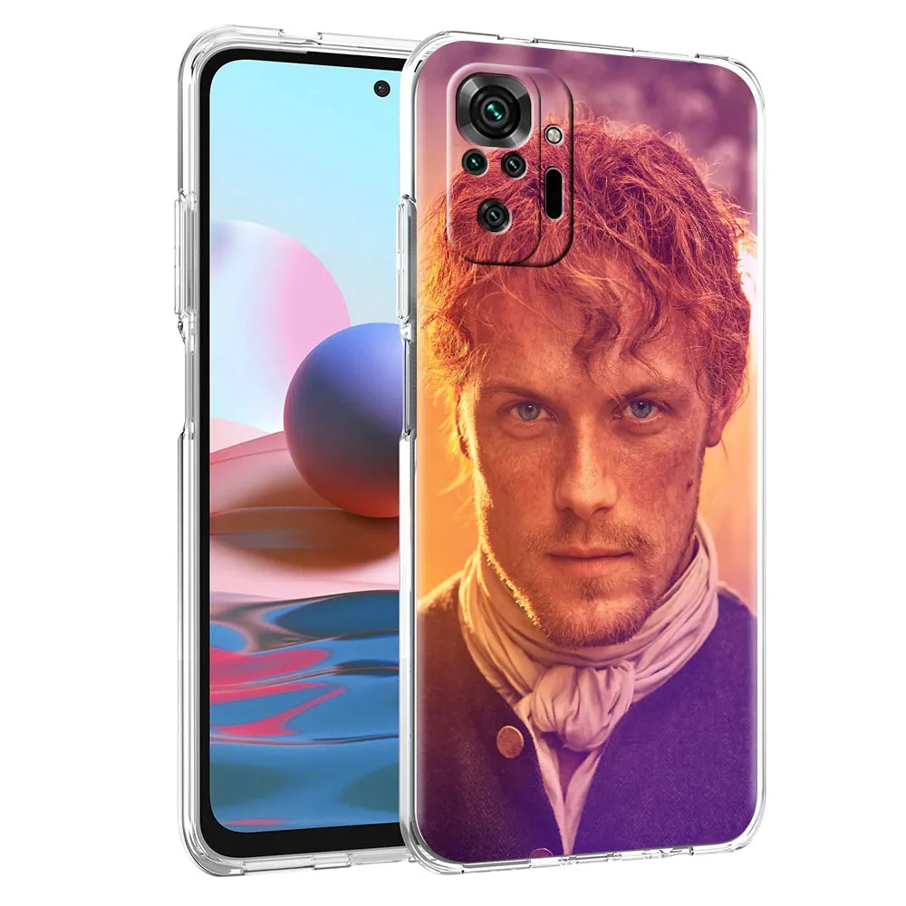 Transparent Case for Xiaomi Redmi Note 9S 9 8 Pro 10S 10 5G 8T 9T 7 9C Clear Ultrathin Soft Smartphone Cover OUTLANDER TV Series