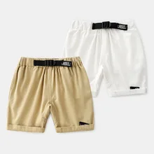 New Style Summer Korean-style Boutique Childrenswear BOY'S Children Pure Cotton Lettered Fashion INS a Generation of Fat Shorts