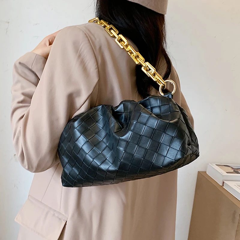 Роскошная цепь женская сумка модная из искусственной кожи сумки на плечо