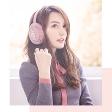 Женские модные зимние наушники, женские теплые плюшевые наушники с милым мультяшным принтом, ушанка, капелька для покупок, кэш, oreille, Wd3sea