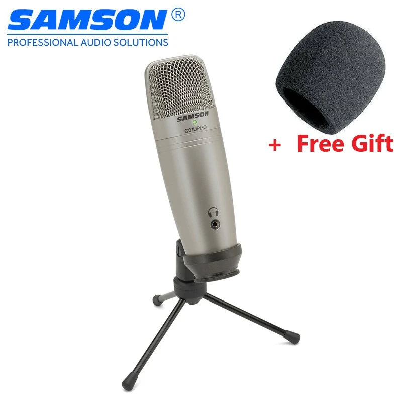 Samson C01U Pro USB Studio Condenser Microphone Real time Monitoring Large  Diaphragm Condenser for Broadcasting Music Recording|studio condenser|c01u  prosamson c01u pro - AliExpress