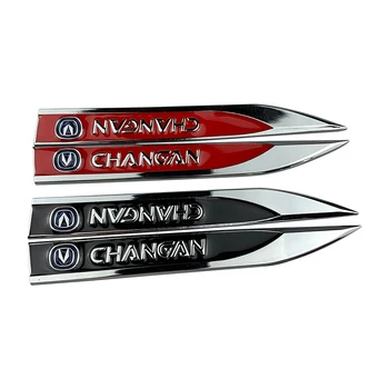 

Car Styling Fender Side Stickers Metal Emblem Accessories for Changan Cs75 Cs35 Raeton Honor Star Cx20 Cv1 Cs1 EADO V7 V3 V5