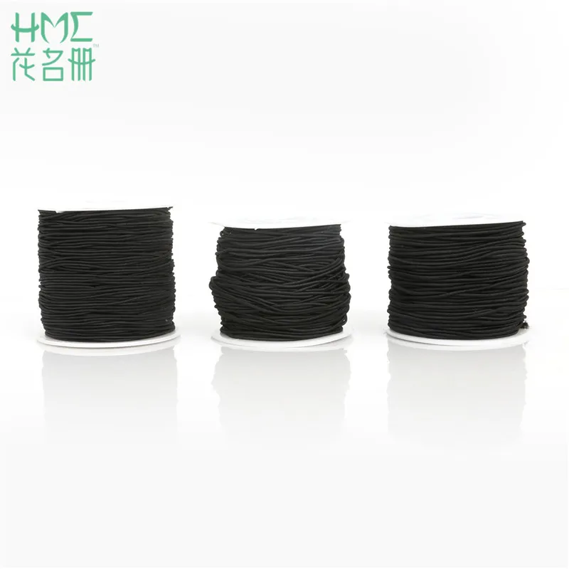 Description Picture 5 of item0.8/1.2/1.5mm Rubber Band Elastic Cord Beading Wire Nylon Cord String Rope Thread For DIY Bracelet Necklace Sewing Accessories