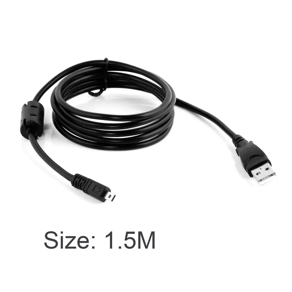 1,5 м 8 Pin USB кабель с магнит кольцо Портативный Камера аксессуары для Nikon Coolpix L19 L20 L100 S620 UC-E6 E4 Горячая Прямая