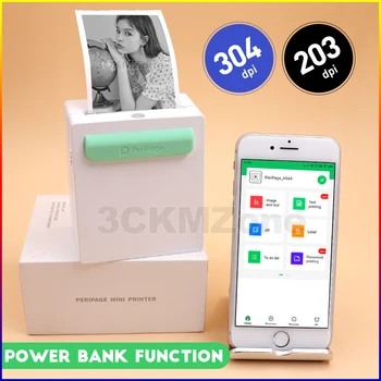 

Bluetooth Printer Photo thermal mini wireless pocket printer support Android iOS Windows device Peripage thermal printer paper