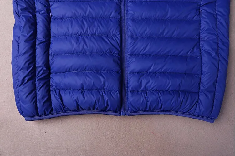 Brand Winter Jacket Men Nice New Couples Coats Ultra-light Slim Fit Stand-Collar Cotton-Padded Solid Parkas Duck Down 3XL New