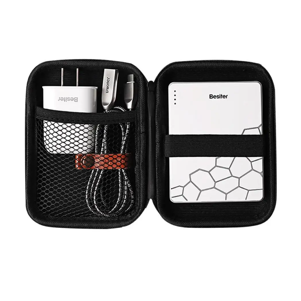 Fashion Mini Portable Creative Dual USB DC 5V 2A Output Power Set Bank Home, Office, Outdoor 6~8 Hours Charge - Цвет: business set