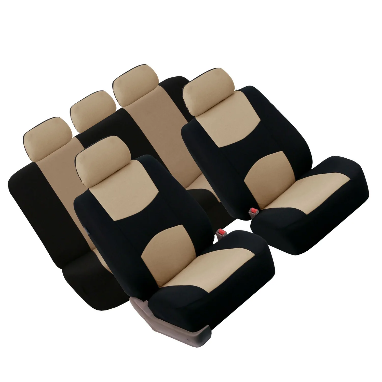 Универсальный Внутренний чехол для сиденья передняя задняя защита для головы дышащий полиэстер