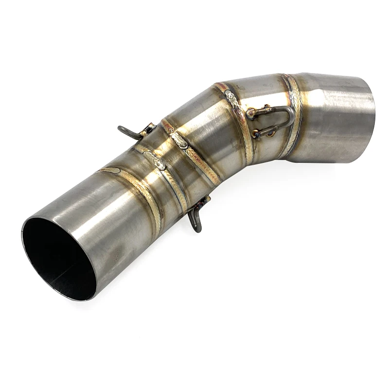Motorcycle Exhaust Muffler Modified Connection Middle Tube Link Pipe Slip On (3)