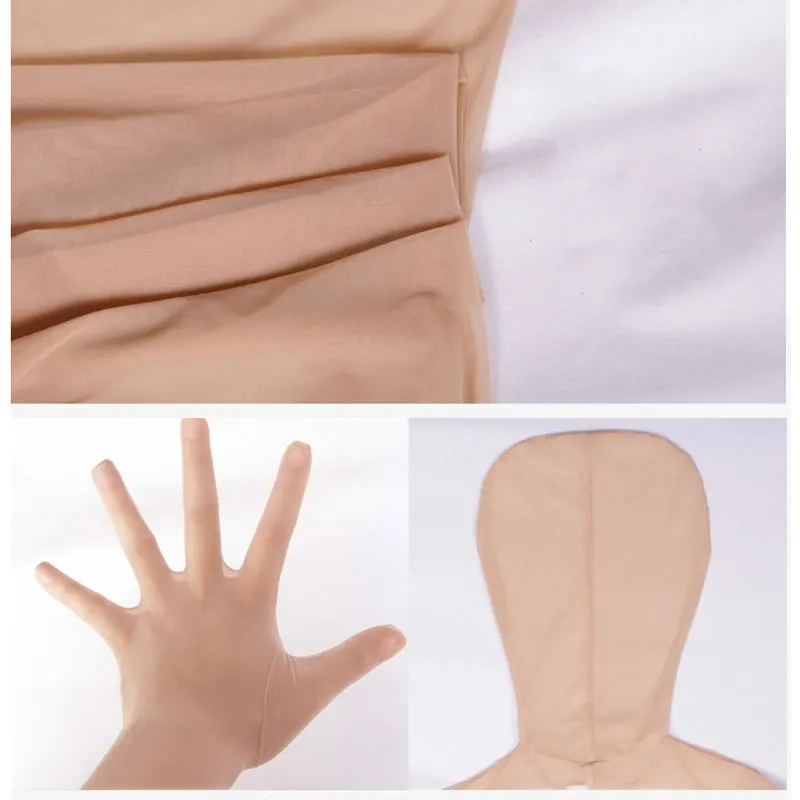 MEISE Cosplay сетчатые прозрачные женские чулки с полным покрытием сексуальное