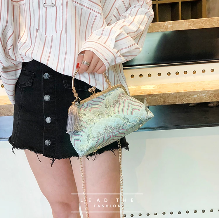 vintage bag bags women chain shoulder crossbody bag women's handbags (23)