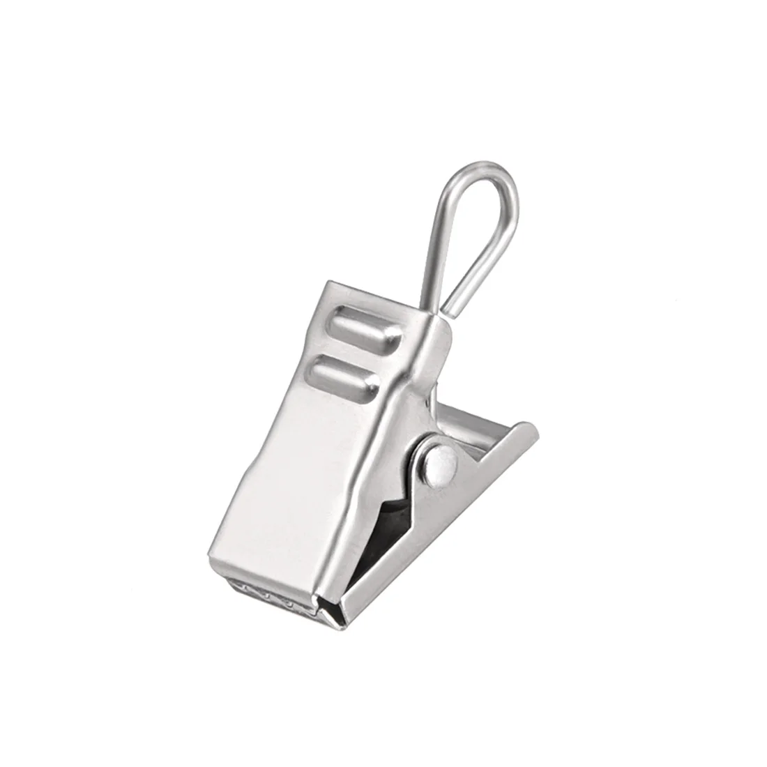 

uxcell Curtain Clips with Hooks Metal 18mm Clip Length for Drapery ,Photos and Home Decoration Silver Tone Pack of 20
