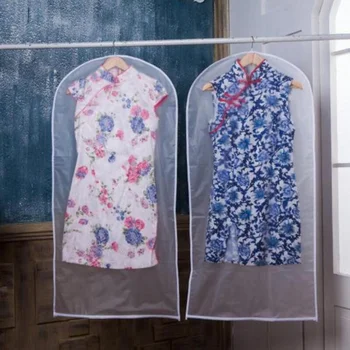 

1Pc New Thick Plastic Clear Dust-proof Cloth Cover Suit Dress Clothing Costume Bag Storage Home Storage Protect Cover