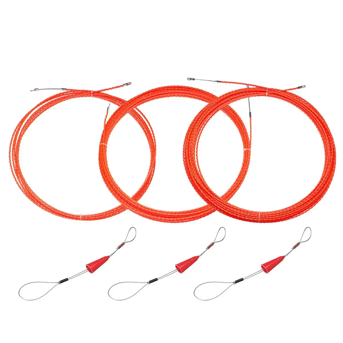 

5mm Cable Wire Puller Rodder Conduit Snake Cable Installation Tool Fish Tape 10m/20m/30m Long