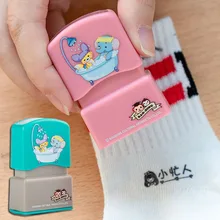 Sceau personnalisé avec nom pour enfants, étiquette autocollante étanche pour vêtements de maternelle, Diy bricolage