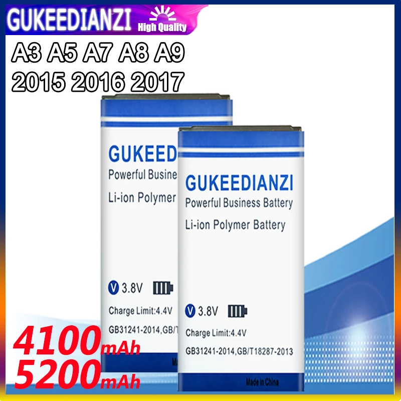 Аккумулятор для Samsung A3 A5 A7 2015 2016 2017 Edition A300 A310 A320 A500 A510 A520 A700 A710 A720 EB-BA310ABE Galaxy A8 A9 |