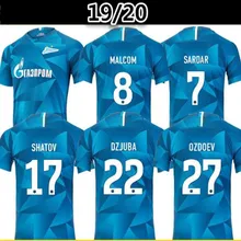 Человек 19 20 Зенит питерский футбольный Джерси домашний Malcom Driussi Artem Dzyuba Barrios Sardar Azmoun Kuzyaev рубашки