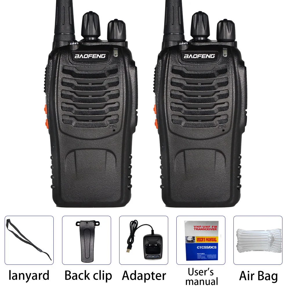 2pcs air BAOFENG BF-888S портативный CB радио рация UHF 400-480 МГц fm-передатчик 5 Вт 16 каналов радио приемопередатчик водонепроницаемый буксировочный радиоприемник - Цвет: 2pcs air