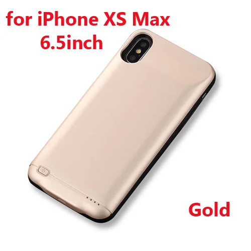 Хит 10000 мАч чехол для зарядного устройства для iphone 6 6s 7 8 Plus внешний аккумулятор чехол для зарядки для iphone X XS Max XR 6 s Чехол для аккумулятора - Цвет: XS Max Gold