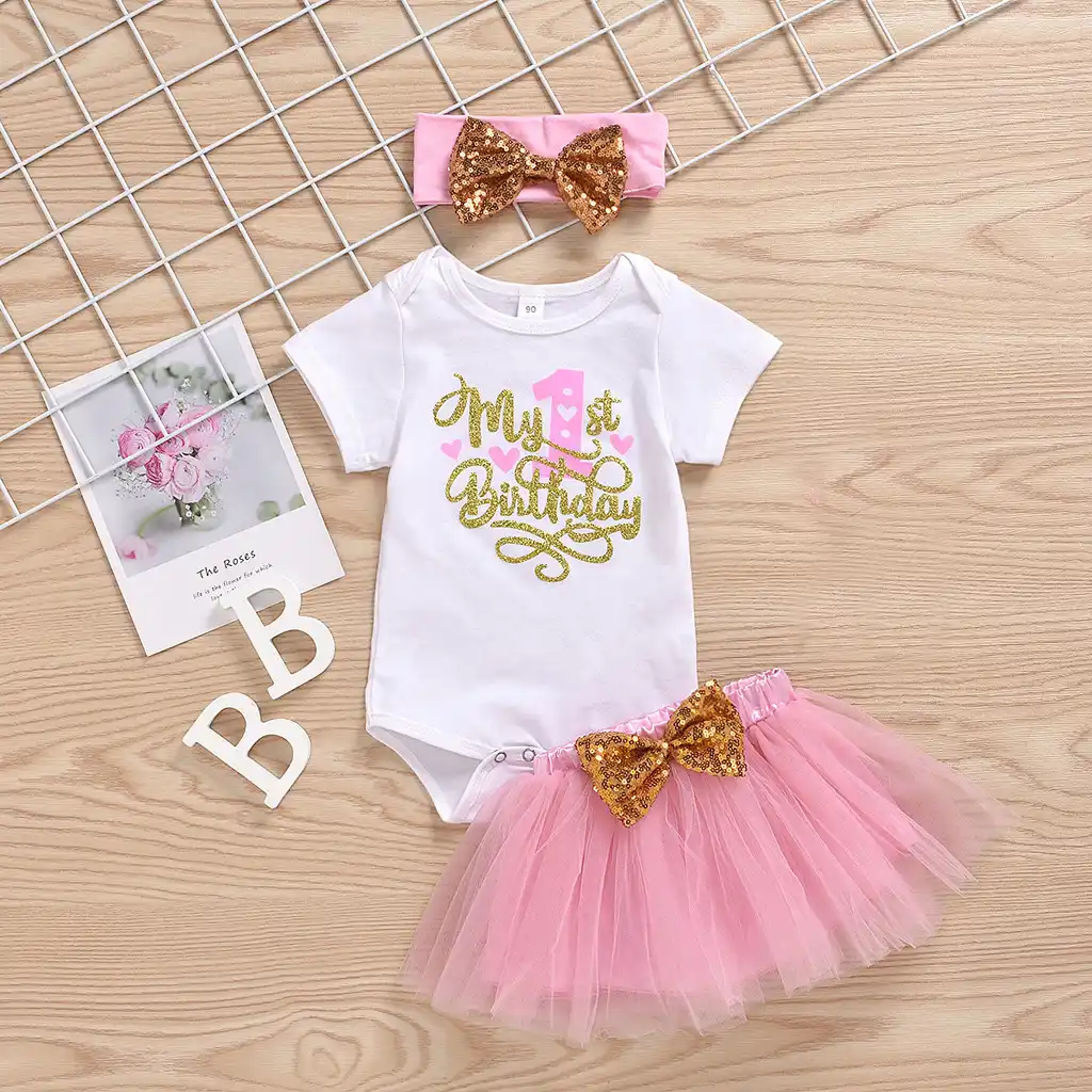baby birthday romper