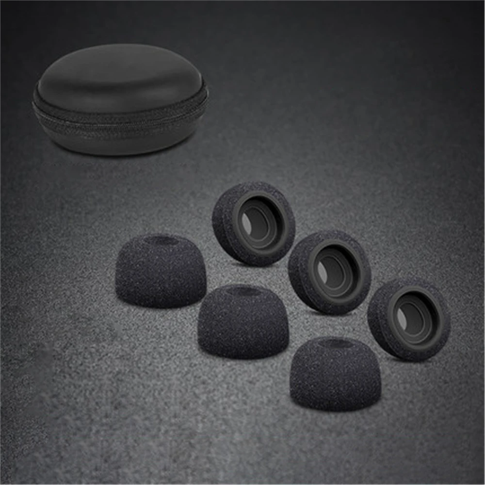 

2/6/8pcs Sponge Silicone Memory Foam Replacement Ear Tips Buds for Apple Airpods Pro Headphones Ear Buds