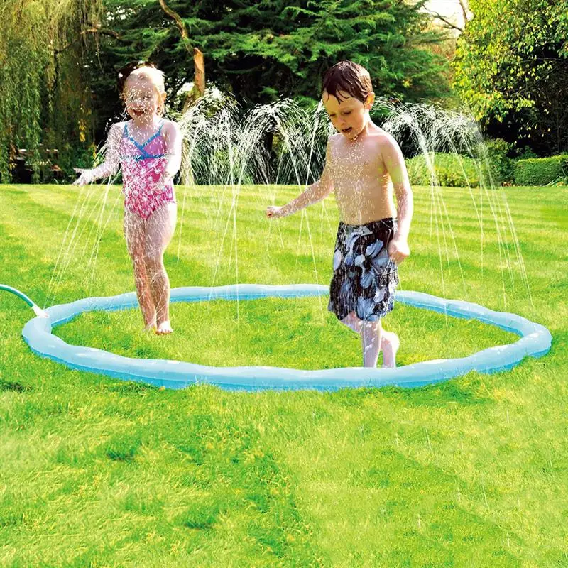Забавные водные игрушки посыпать и брызгать кольцо садовый газон Играть Игрушка посыпать играть игрушки 200 см надувные игрушки для детей игры на открытом воздухе