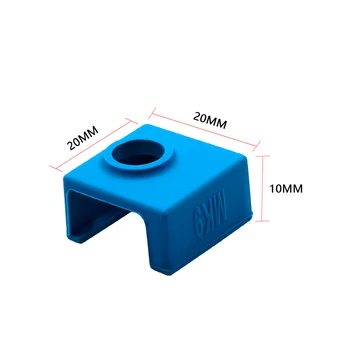 

Black MK9 Silicone Socks Heater Block Cover Silicone Insulation Black Color For Replicator Anet Prusa i3 Tronxy MK7/MK8/MK9