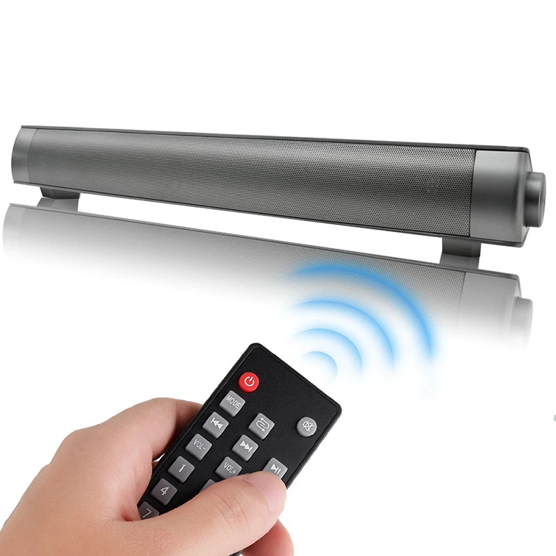 

Wireless Bluetooth Speaker 4.0 SoundBar Remote Control TF Card TV Cellphone Tablet Surround Sound System TV Speaker Black