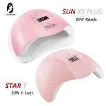 20 Вт~ 80 Вт Светодиодный светильник для ногтей с 11~ 36 шт. светодиодный s УФ лампа для маникюра гель Сушилка для ногтей сушильная лампа для полировки ногтей автоматический датчик Маникюрный Инструмент