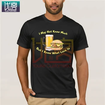 

2020 men shirt Beer and Burgers T-shirt - BEER BOTTLE AND HAMBURGER shirt Men's Short Sleeve T-Shirt Streetwear tees