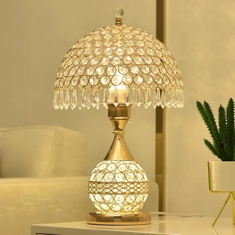Moderncrystaltablelampweddingbedroomweddingroomtablelamp