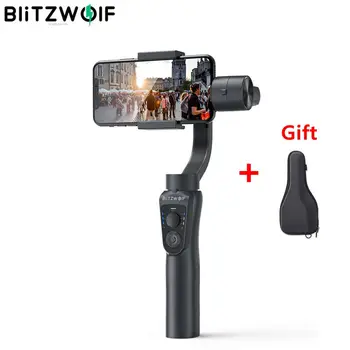 

BlitzWolf 3 Axis bluetooth Handheld Gimbal Stabilizer for iPhone Youtube Vlog for Xiaomi for Huawei Smart Cell phone Smooth