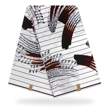 Нигерийский Воск Принт хлопок Материал Анкара Африканский Воск восковая печать на ткани Гарантированный настоящий Африканский воск хлопок голландский воск