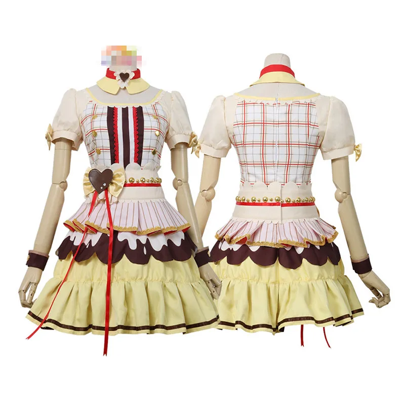 Японское аниме BanG Dream! С Днем Святого Валентина Косплей Костюм Униформа хазава цугуми Хэллоуин платье индивидуальный заказ B