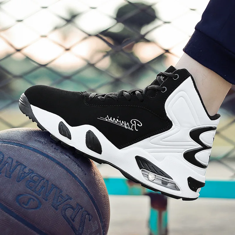 

MEN'S SHOES 2019 New Style Autumn High-top Board Shoe Korean-style Trend Versatile Athletic Shoes Men Travel Sneakers Elevator S