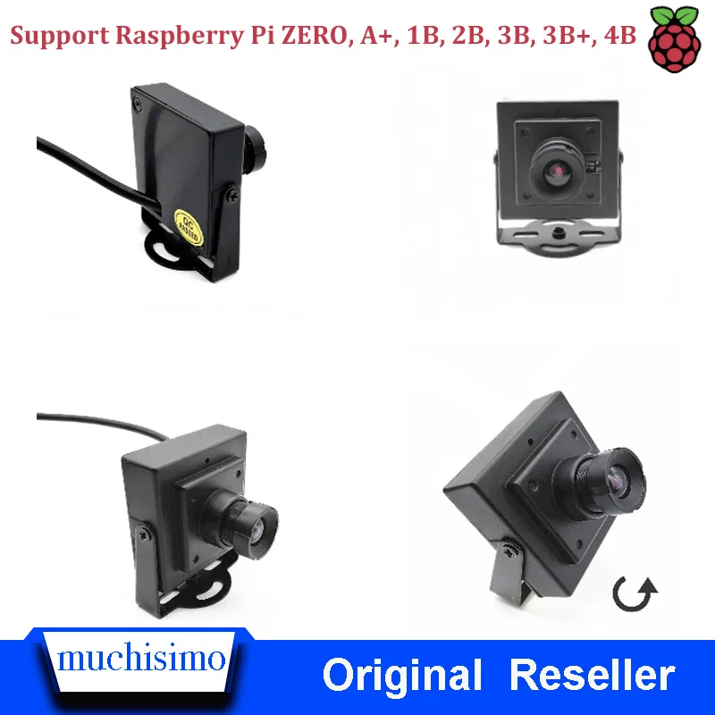 Камера Raspberry Pi 3B + металлический корпус usb-камера для 4B/3B/3B +/ZERO ZC301P камера |