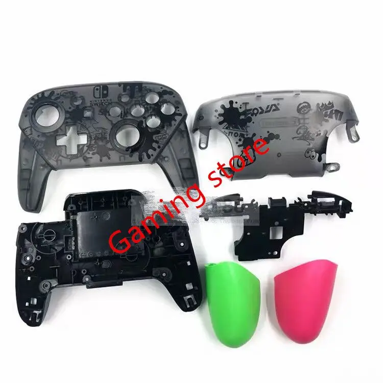 Сделано в подбородке NS switch PRO игровой контроллер DIY Пластиковый корпус Корпус чехол Замена с подставкой