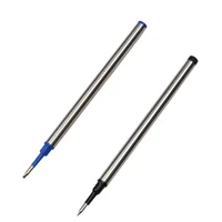 0.5mm blue and black Red roller Pen Refill Smooth writing Metal ballpoint pen refill 5PCS/lot Stationery pen writing accessories 1