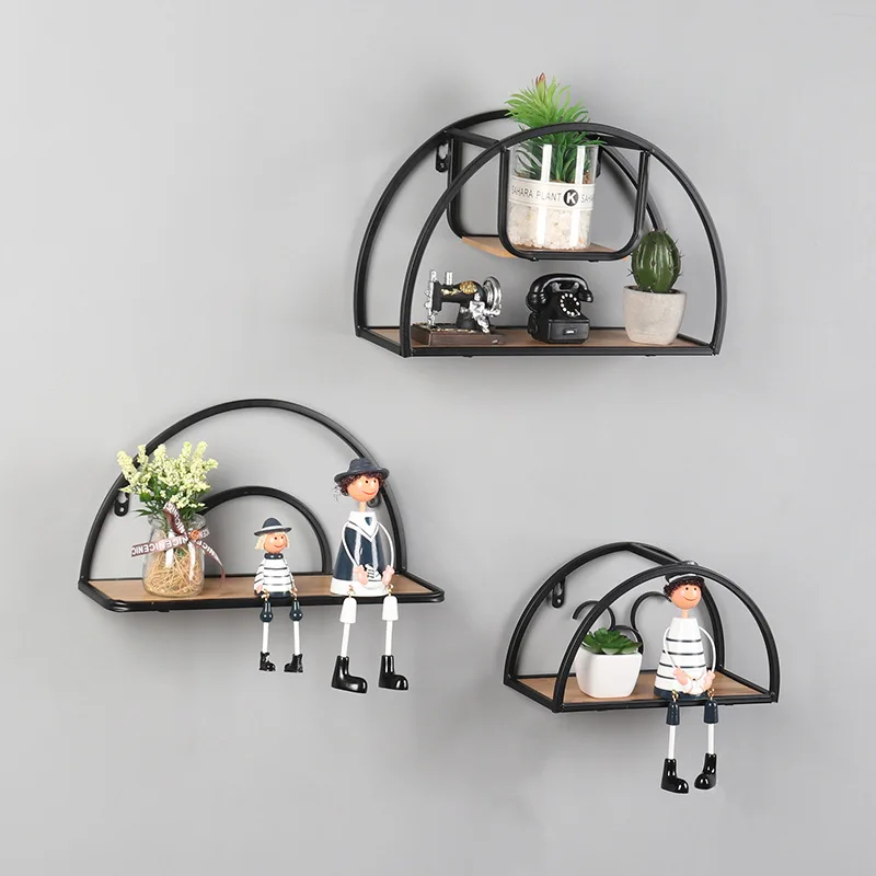 

New Nordic Style Creative Cloud Shape Decorative Shelf Potted Ornament Storage Holder Rack Shelves Wall Decoration Home Decor