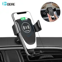 FDGAO Wireless Car Charger Gravity Stand For Samsung S10 S10e Note 10 9 10W Fast Charging Holder For iPhone 11 X XS MAX XR 8